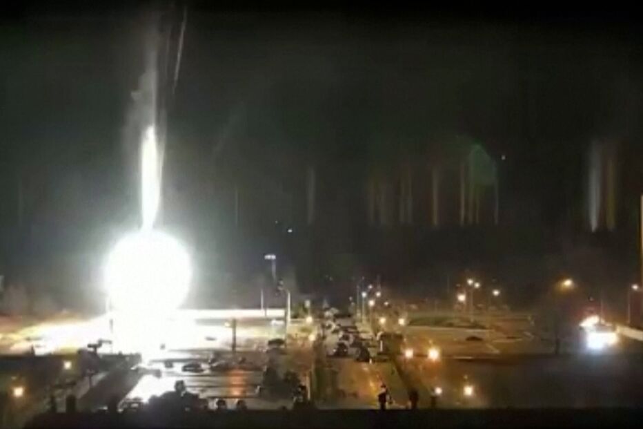 Incêndio na maior central nuclear da Europa após ataque russo