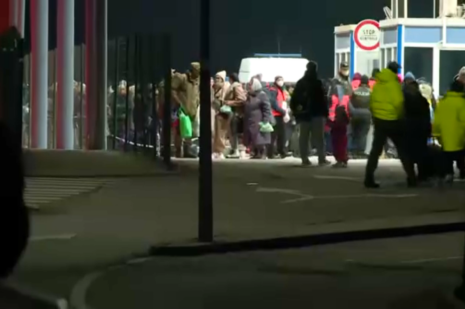 Refugiados chegam à Eslováquia