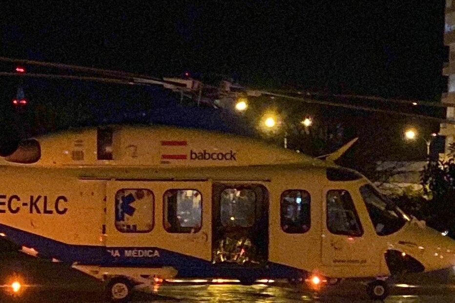 INEM, helicóptero, morte, doente	