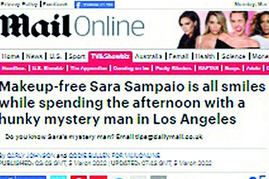 Sara partilhou fotografia com Zac Frognowski e  há suspeitas de que seja o ‘homem mistério