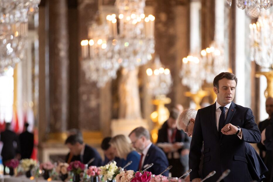 Líderes europeus na Cimeira Informal em Versalhes 