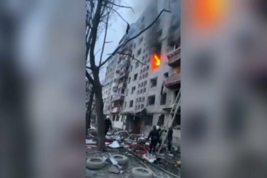 Ataque prédio Kiev