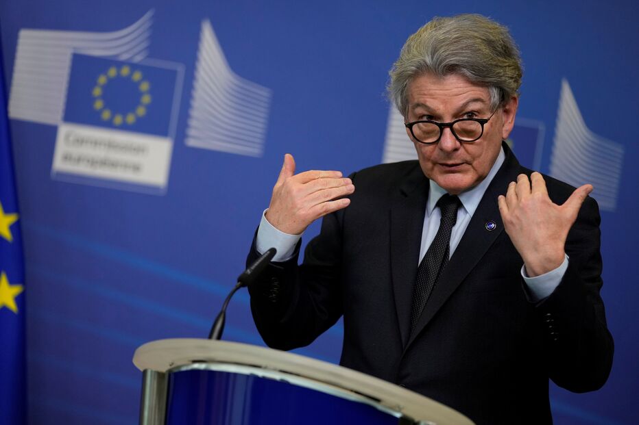 Thierry Breton, Comissário da UE