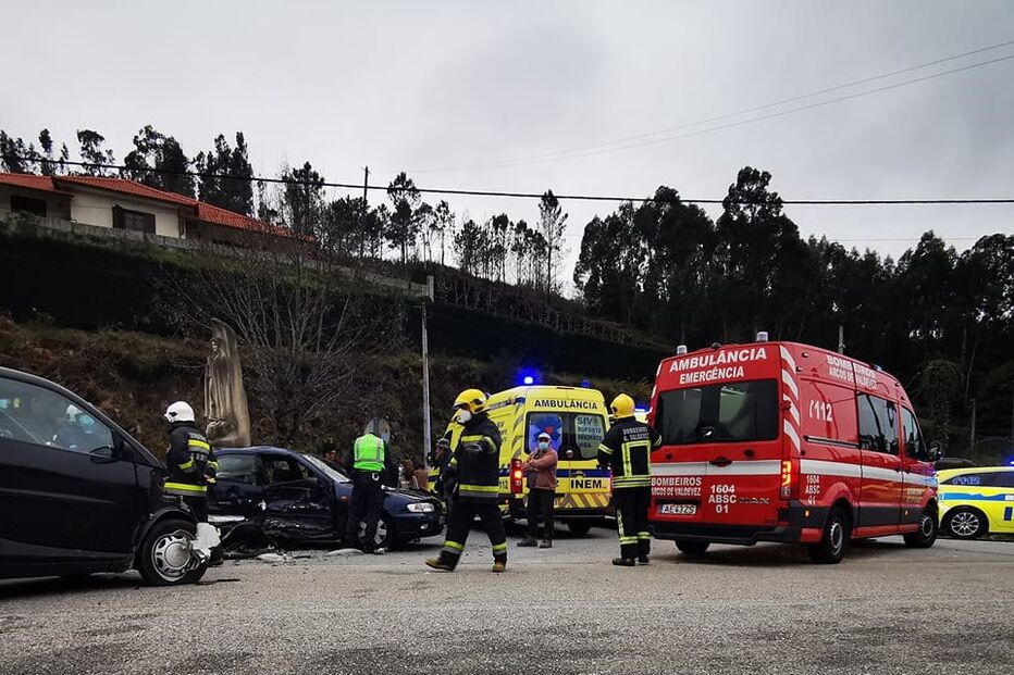 Colisão em Arcos de Valdevez