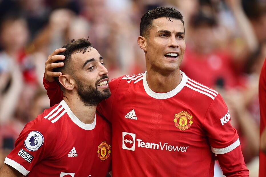 Bruno Fernandes e Cristiano Ronaldo