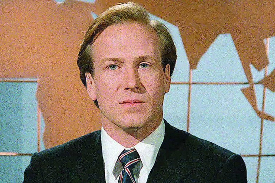 William Hurt no filme ‘Broadcast News’ 