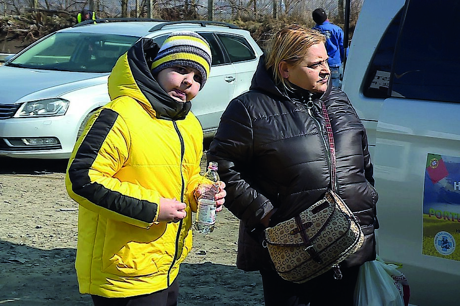 Natalya com o filho Max, de 10 anos