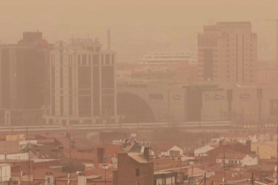 Poeiras de África em Espanha 