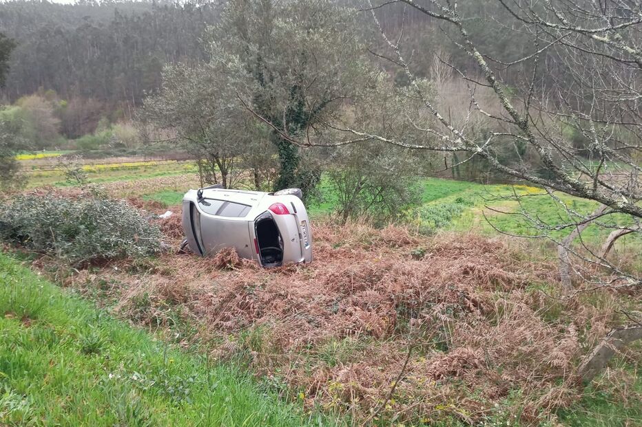 Homem ferido na sequência de despiste em Albergaria-a-Velha