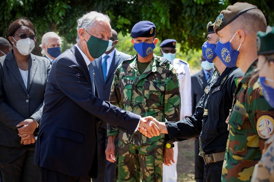 Presidente da República, marcelo rebelo de sousa, formação militar, visita a moçabique