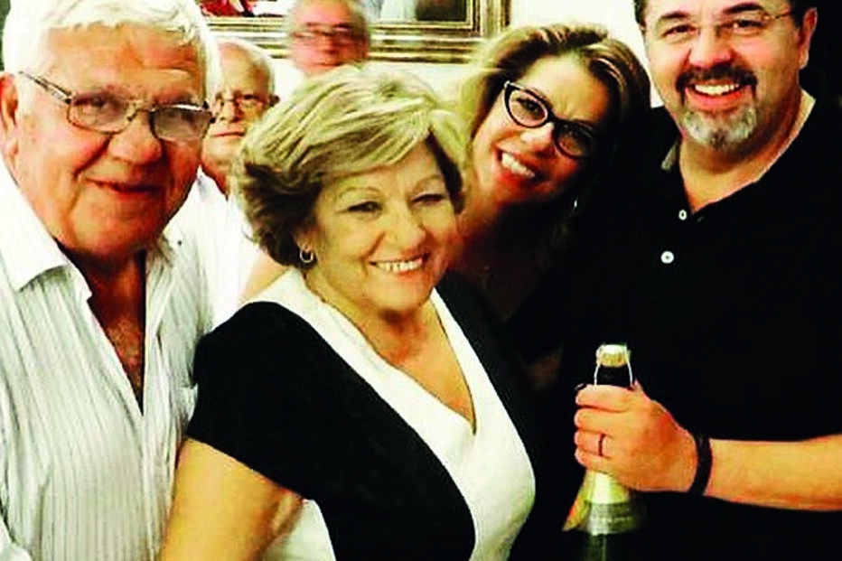 José Carlos Malato ao lado da família 