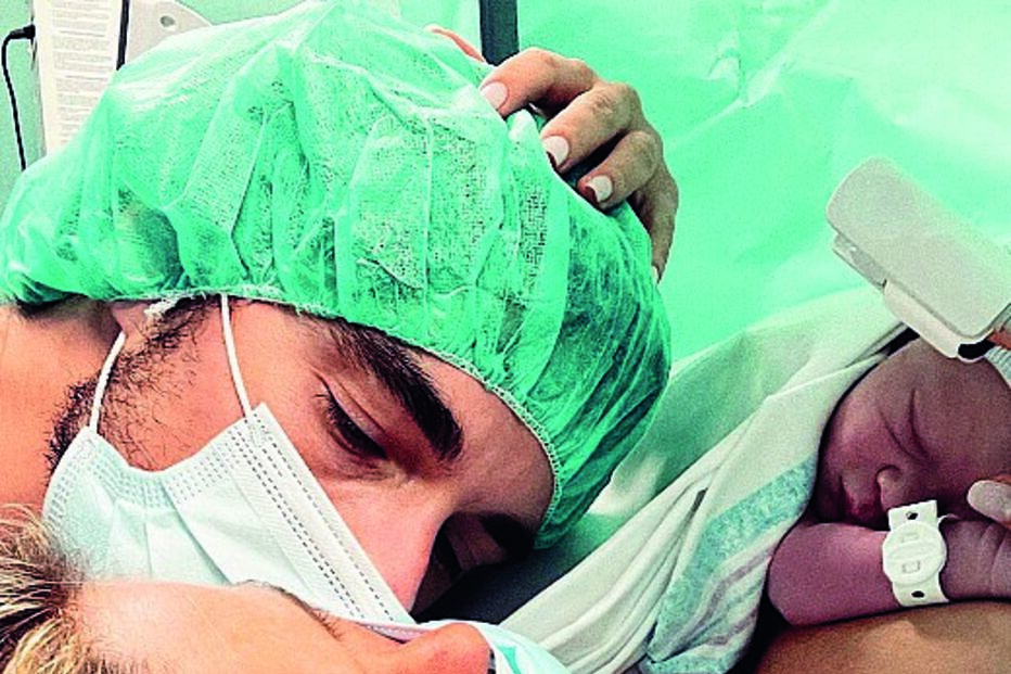 Inês Aires Pereira no parto
