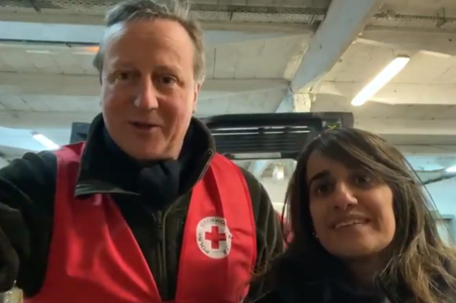 David Cameron e Rizvana Poole