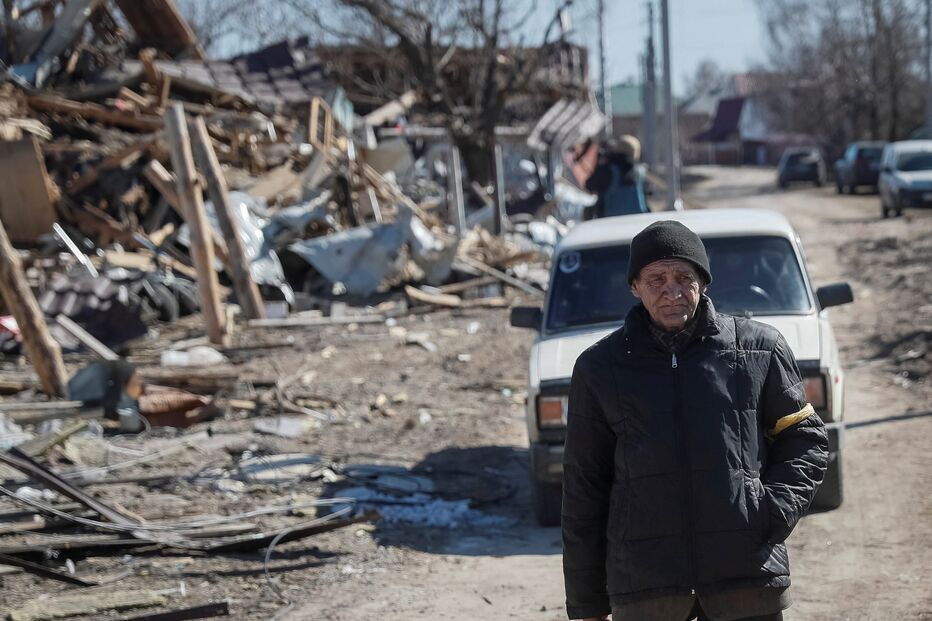 Destruição em Kiev