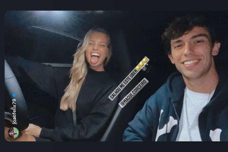 Magui e João Félix mantêm relação