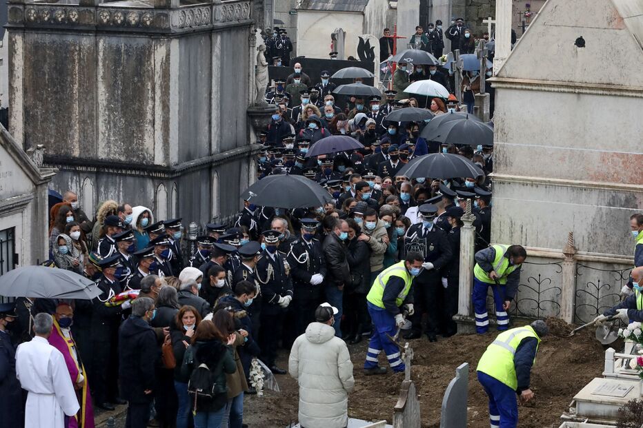 funeral, fábio guerra, agente, psp, morte