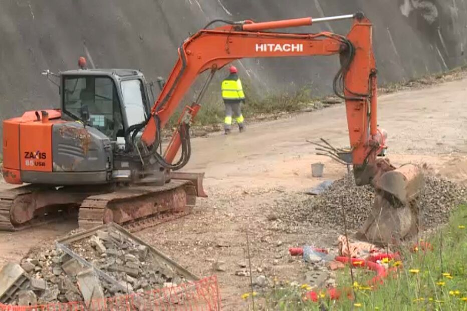 Construção do metro Mondego 
