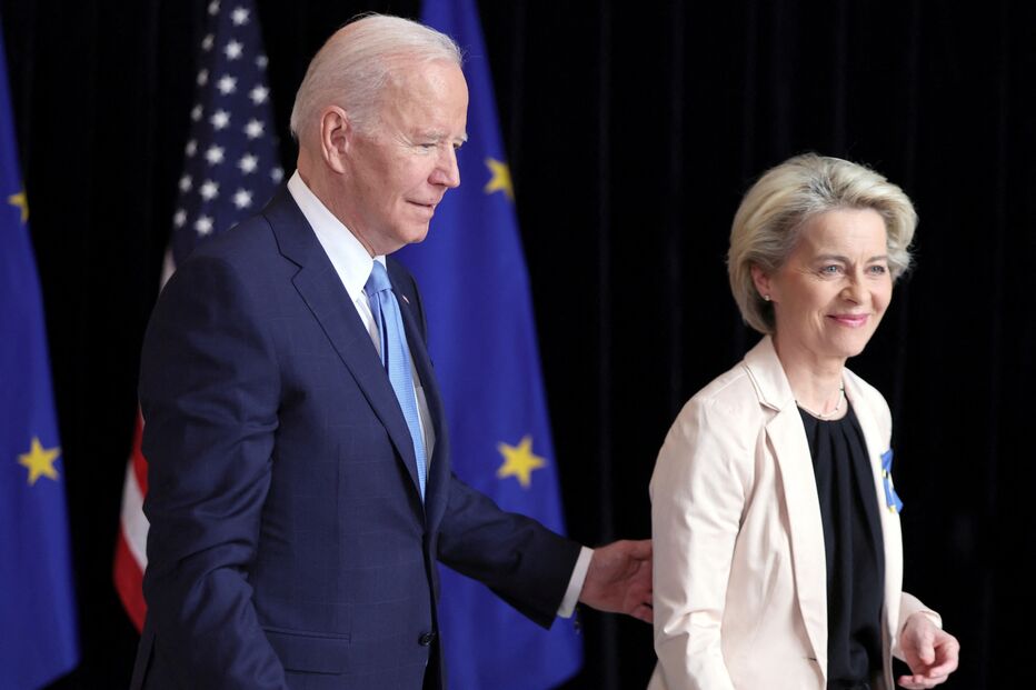 Biden, von Der Leyen
