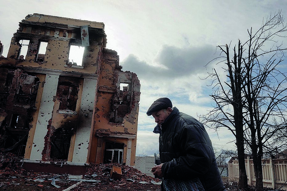 destruição, guerra, ucrânia