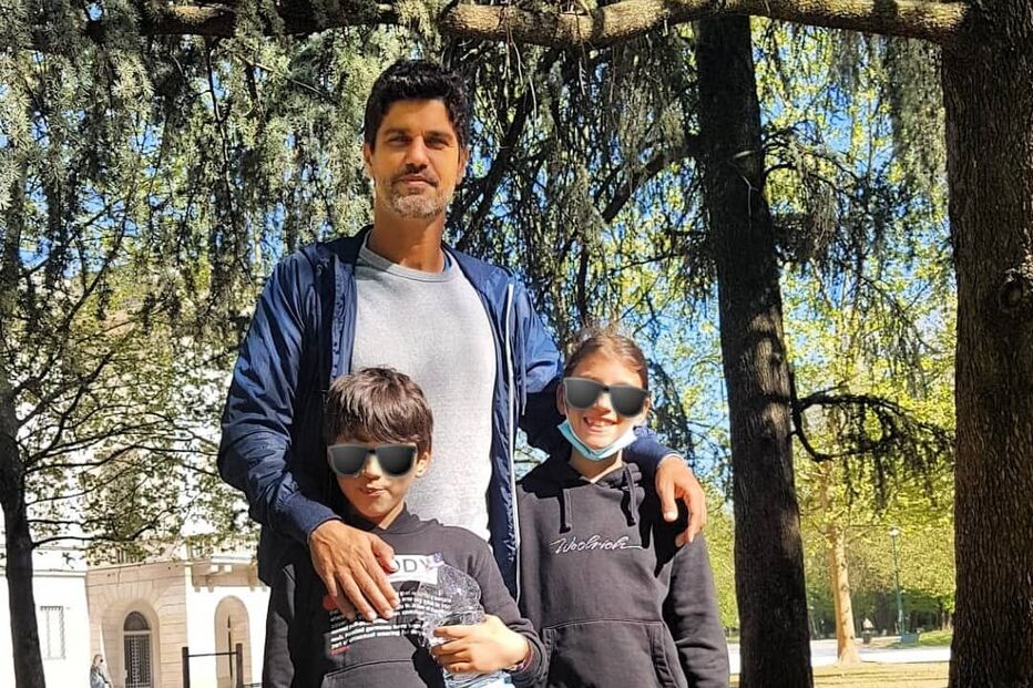 Bruno Cabrerizo tem dois filhos em Itália