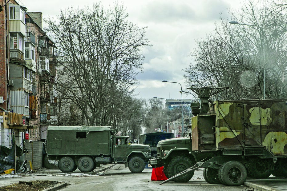 ataques, destruição, Kharkiv, Ucrânia