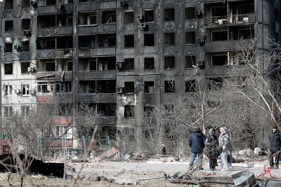 Destruição em Mariupol