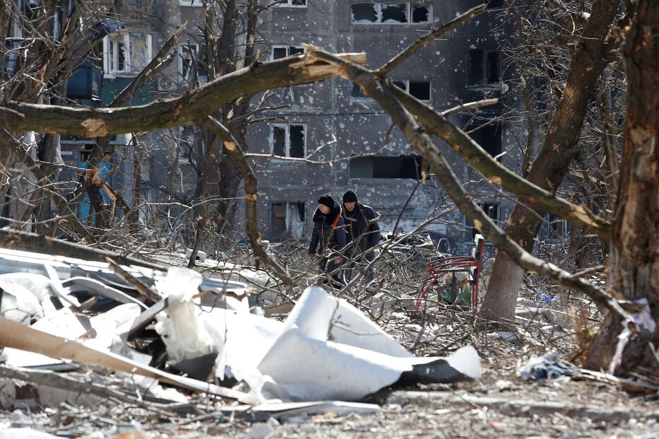 Destruição em Mariupol