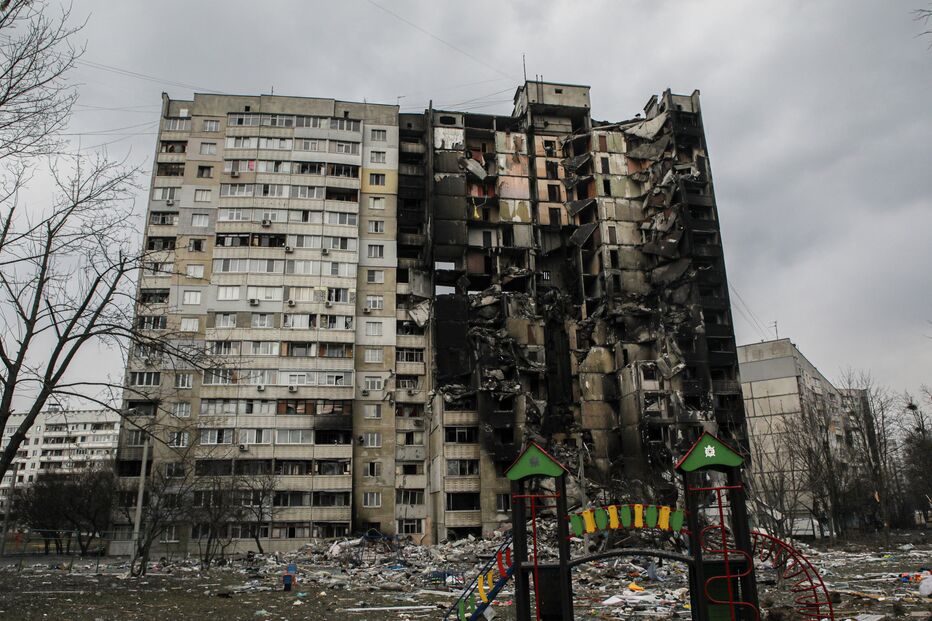 Destruição em Kharkiv