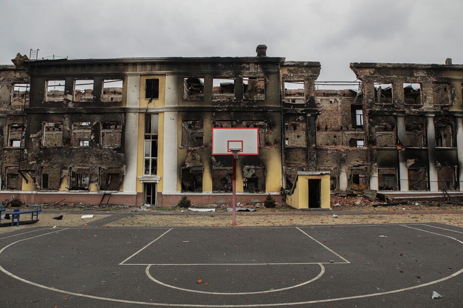 Destruição em Kharkiv