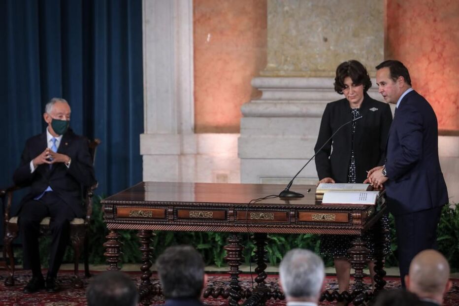 Tomada de posse do novo Governo, no palácio da Ajuda