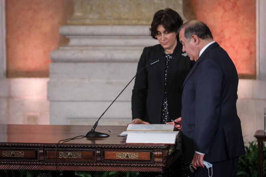 Tomada de posse do novo Governo, no palácio da Ajuda