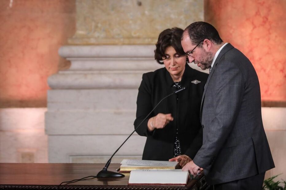 Tomada de posse do novo Governo, no palácio da Ajuda