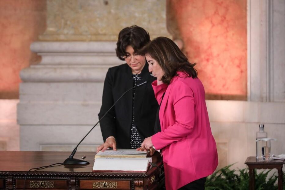 Tomada de posse do novo Governo, no palácio da Ajuda