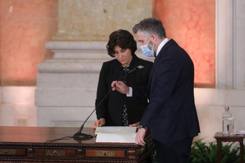 Tomada de posse do novo Governo, no palácio da Ajuda