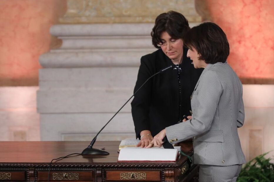 Tomada de posse do novo Governo, no palácio da Ajuda