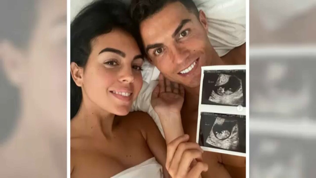 Georgina vê vitória de Ronaldo pela CMTV acompanhada pelos filhos