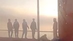 Cinco ingleses subiram ao topo da Ponte 25 de Abril