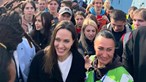 Angelina Jolie está de visita a Lviv durante a guerra na Ucrânia