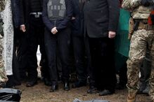 Ursula von der Leyen e JOsep Borell visitam Ucrânia 