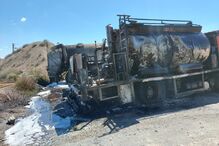 Incêndio destrói três camiões em Ourique