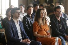 Jorge Cristino a apoiar a namorada  