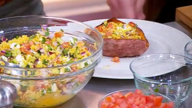 Aprenda a fazer batata-doce recheada