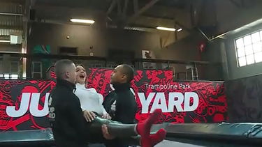 Equipa do Manhã CM fez 'batismo de voo' no Jumpyard