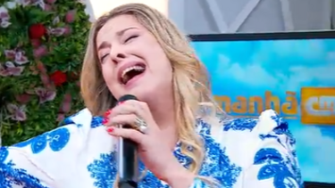 Micaela animou o Manhã CM com 'Louca por Ti'
