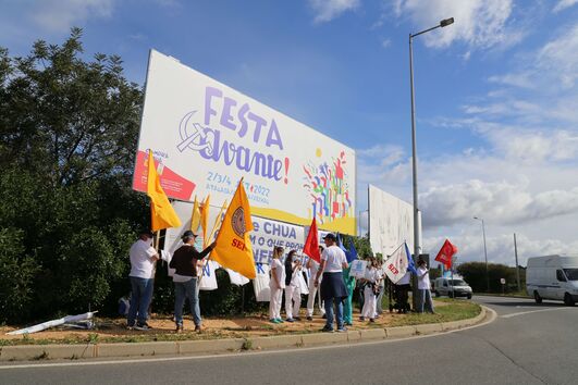 Protesto, enfermeiros