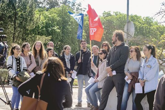 Hospital das Caldas, protesto