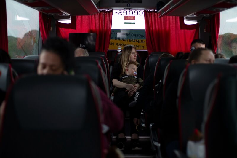 Reportagem família de refugiados ucranianos