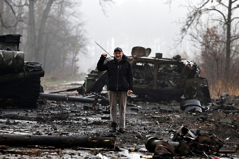 guerra, Ucrânia, destruição, Kiev