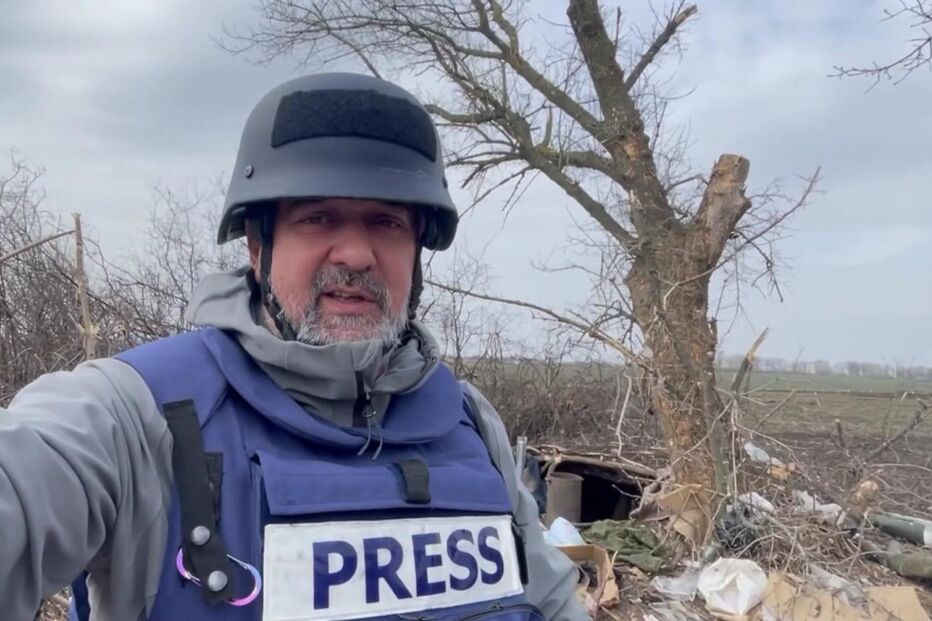 Alfredo Leite é o enviado especial da CMTV à Ucrânia e tem feito diariamente a cobertura da guerra 