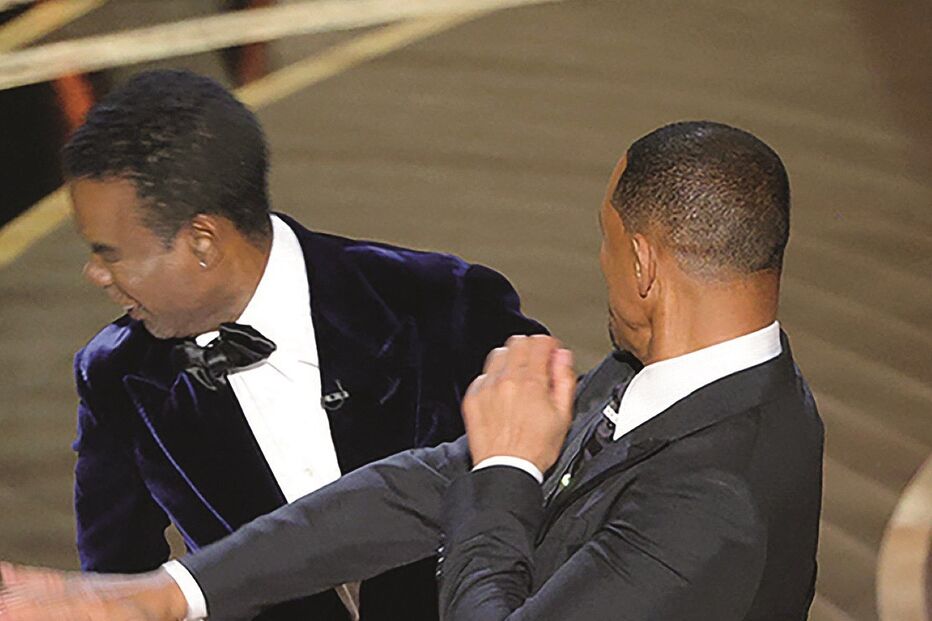 Will Smith dá estalada a Chris Rock